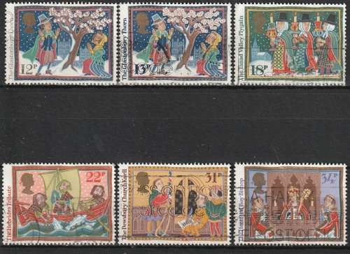 GB 1986 Christmas Stamps ULH CV R41.80 SG 1341-6