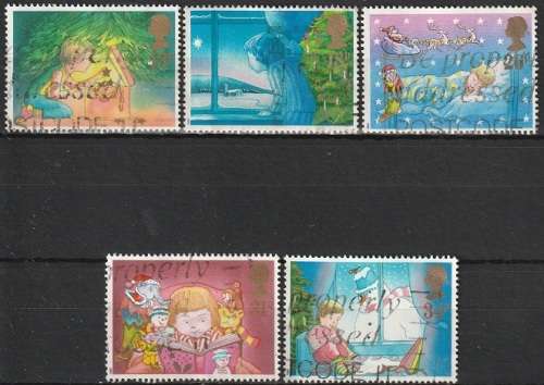 GB 1987 Christmas Stamps ULH CV R33 SG 1375-9