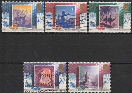 GB 1988 Christmas Stamps ULH CV R35.20 SG 1414-8