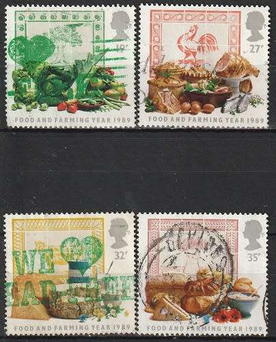 GB 1989 Food and Farming Year ULH CV R33 SG 1428-31