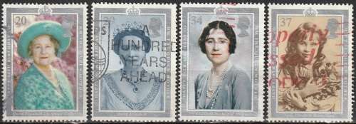GB 1990 The 90th Anniversary of the Birth of the Queen Mother Elizabeth ULH CV R60.50 SG 1507-10