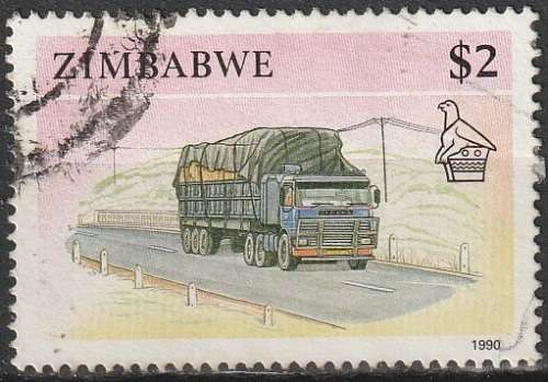 ZIMBABWE 1990 Transport ULH CV R35.20 SG 773
