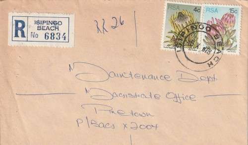 POSTAL HISTORY ISIPINGO BEACH