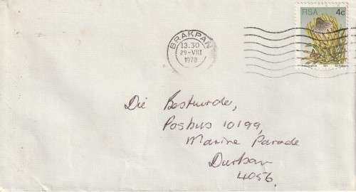 POSTAL HISTORY BRAKPAN