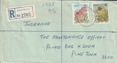 POSTAL HISTORY AMATIKULU