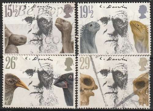 GB 1982 The 100th Anniversary of the Death of Charles Darwin ULH CV R27.50 SG 1175-8