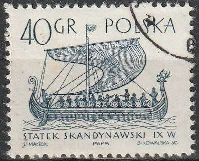 POLAND 1965 Sailboats ULH CV R4.40 SG 1455