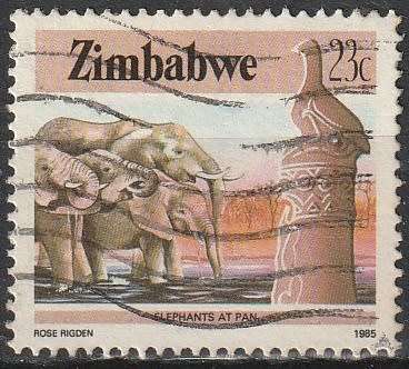 ZIMBABWE 1985 National Infrastructure UNH CV R9.90 SG 671