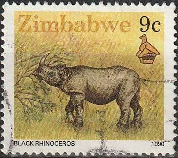 ZIMBABWE 1990 Wildlife ULH CV R4.40 SG 773