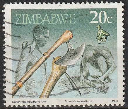 ZIMBABWE 1990 Cultural Artifacts ULH CV R4.40 SG 775