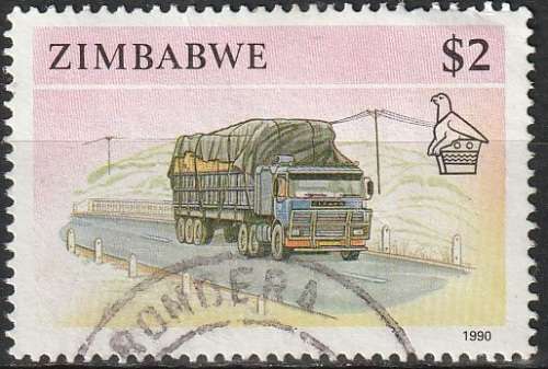 ZIMBABWE 1990 Transport ULH CV R35.20 SG 785