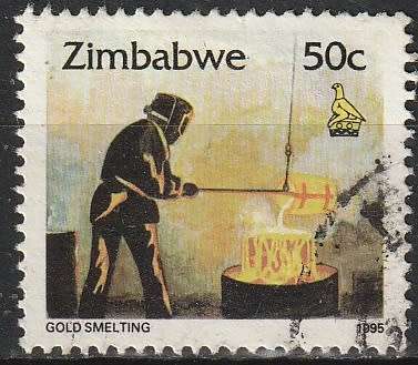 ZIMBABWE 1995 Zimbabwe Culture ULH CV R6.60 SG 897