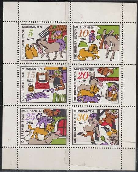 DDR 1971 Fairy Tales MM CV R93.50 SG E1437/42