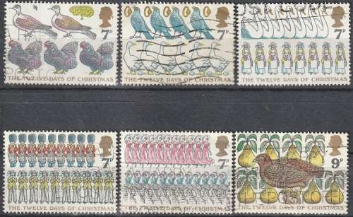 GB 1977 Christmas Stamps ULH CV R15.40 SG 1044-9