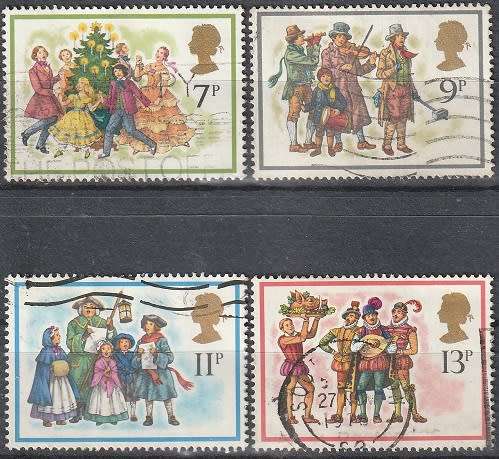 GB 1978 Christmas Stamps ULH CV R12.10 SG 1071-4