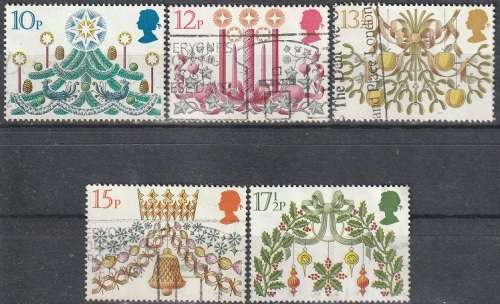 GB 1980 Christmas Stamps ULH CV R16.50 SG 1138-42
