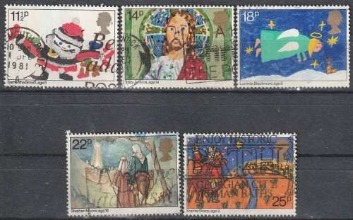 GB 1981 Christmas Stamps ULH CV R27.50 SG 1170-4