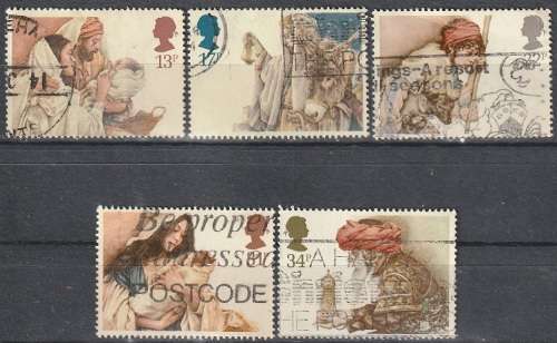 GB 1984 Christmas Stamps ULH CV R35.20 SG 1267-71