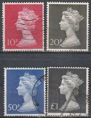 GB 1970 Queen Elizabeth II ULH CV R27.50 SG 829-831B