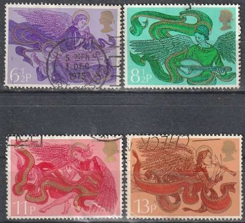 GB 1975 Christmas Stamps ULH CV R11 SG993-6