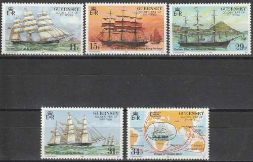 GUERNSEY 1988 Golden Era of Shipping UMM CV R93.50 SG415-9