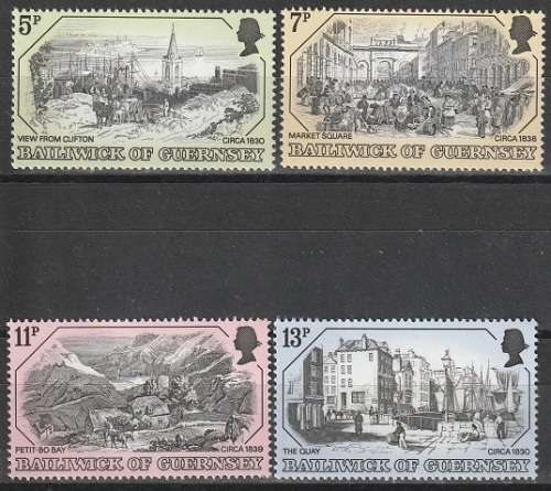 GUERNSEY 1978 Old Copperplate UMM CV R26.40 SG161-4