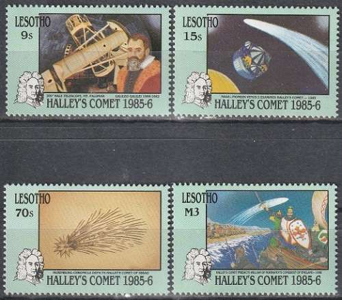 LESOTHO 1986 Appearance of Halley`s Comet MM CV R165 SG 691-4