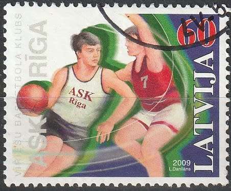 LATVIA 2009 European Basketball Championship UNH CV R93.50 SG 753