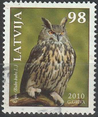 LATVIA 2010 Birds of Latvia UNH CV R154 SG 781