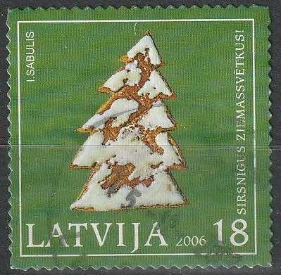 LATVIA 2006 Merry Christmas - Self Adhesive Stamps UNH CV R33 SG 687