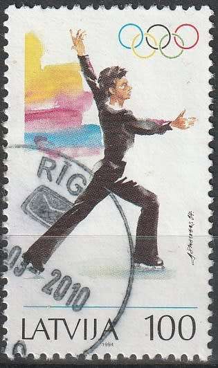 LATVIA 1994 Olympic Games - Lillehammer UNH CV R99 SG 387