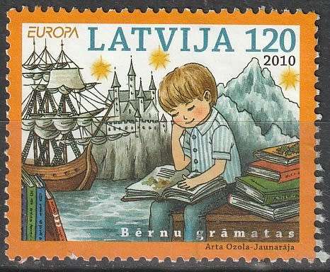 LATVIA 2010 EUROPA Stamps - Children`s Books UNH CV R192.50 SG 776