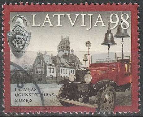 LATVIA 2010 Fire Department Museum UNH CV R154 SG 779