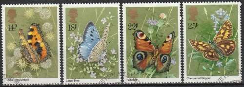 GB 1981 Butterflies UNH CV R24.20 SG1151-4