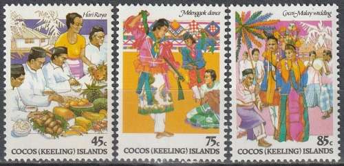COCOS ISLANDS 1984 Cocos-Malay Culture UMM CV R31.90 SG 108-10