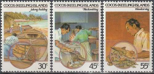 COCOS ISLANDS 1984 The 375th Anniversary of the Discovery of Cocos Islands UMM CV R50.60 SG 126-8