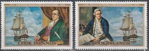 COOK ISLANDS 1976 The 200th Anniversary of the American Revolution UMM CV R308 SG 541/2