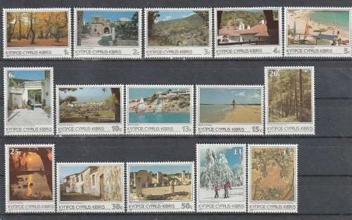 CYPRUS 1985 Tourism UMM CV R600.60 SG 648-62