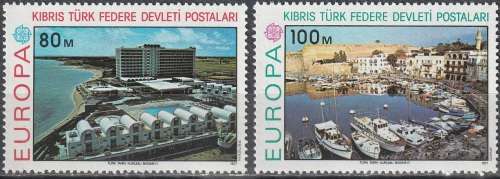 TURKISH CYPRUS 1977 EUROPA Stamps - Landscapes UMM CV R30.80 SG 49/50