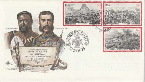 RSA FDC 1979 The 100th Anniversary of the Zulu War