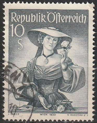 AUSTRIA 1950 National Costumes ULH CV R165 SG 1144