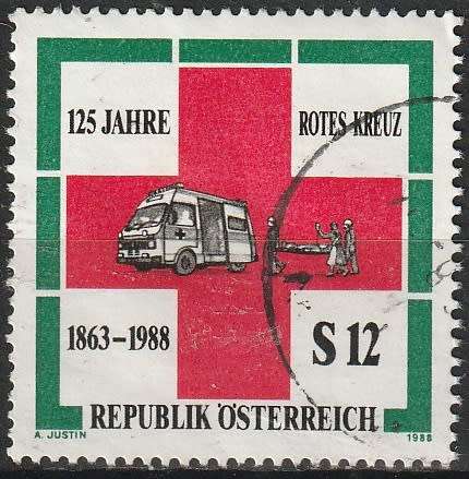 AUSTRIA 1988 The 125th Anniversary of the Red Cross ULH CV R41.80 SG 2162