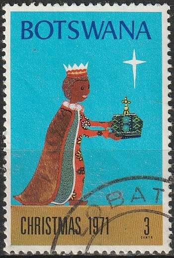 BOTSWANA 1971 Christmas ULH CV R2.20 SG 286