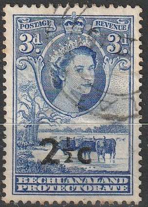 BECHUANALAND 1960 Queen Elizabeth II ULH CV R286 SG 160