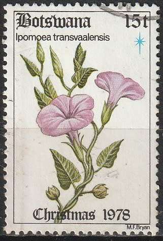 BOTSWANA 1978 Christmas - Flowers ULH CV R12.10 SG 437