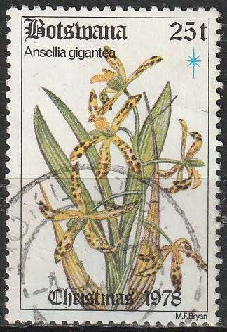 BOTSWANA 1978 Christmas - Flowers ULH CV R15.40 SG 438