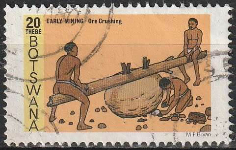 BOTSWANA 1980 Early Mining ULH CV R19.80 SG 465