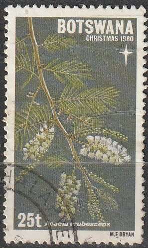 BOTSWANA 1980 Christmas ULH CV R6.60 SG 476