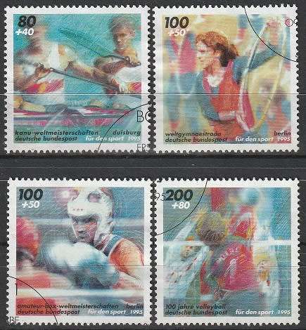 GERMANY 1995 Sports ULH CV R214.50 SG 2618-21