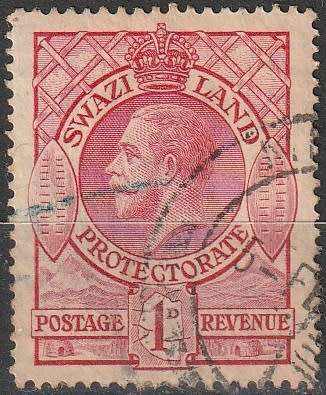 SWAZILAND 1933 King George V ULH CV R5 SACC 11